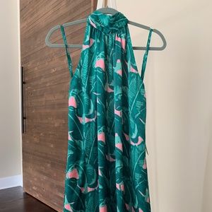NWT Judith March Palm Maxi Dress